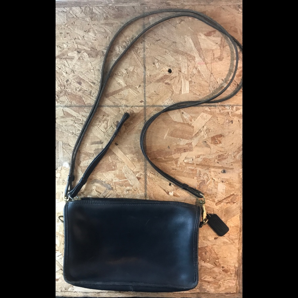 ♻️ Authentic Vintage Coach Leather Shoulder Strap