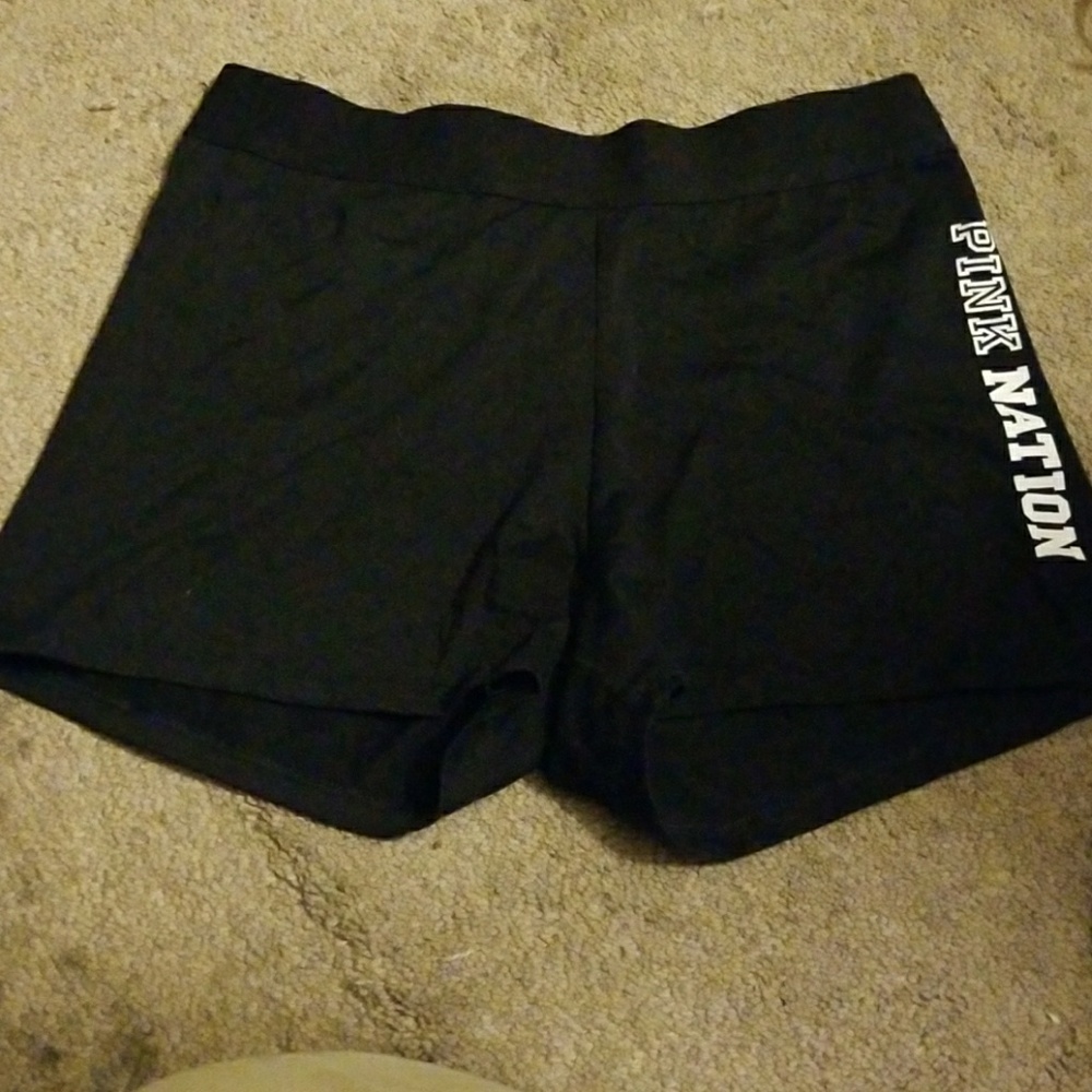 Pink victoria secret yoga shorts