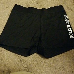 Pink victoria secret yoga shorts