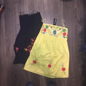 BUNDLE-Embroidered Boho Beach/Swimsuit Cover/Dress