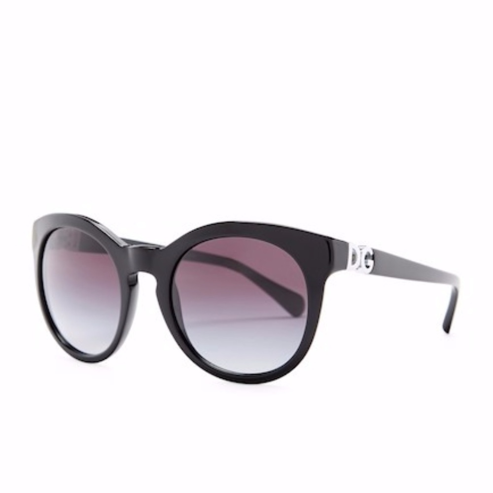Dolce & Gabbana Round Acetate Sunglasses