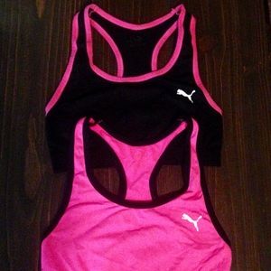 Puma Athletic Sports Bra Lot L 14/16 Girl