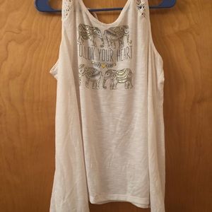 Tank flow shirt