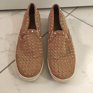 Studded slip on sneaker