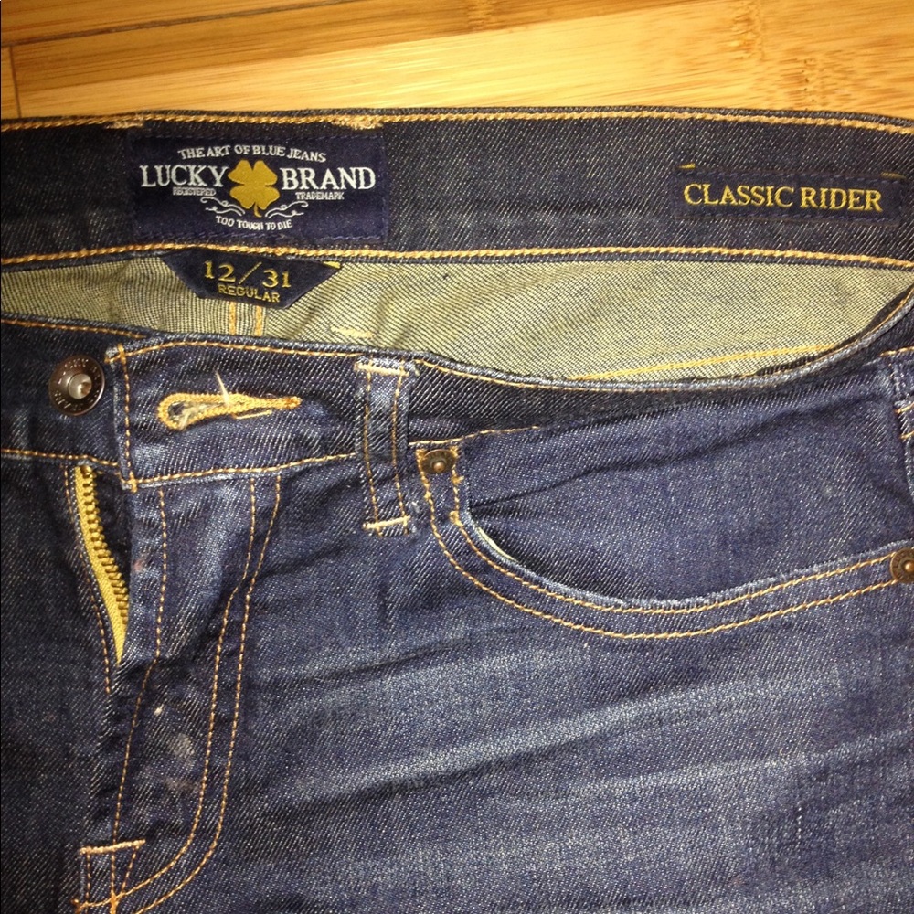 Lucky Brand Classic Rider jeans (12/31)