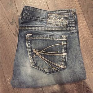 Silver "Twisted" Jeans