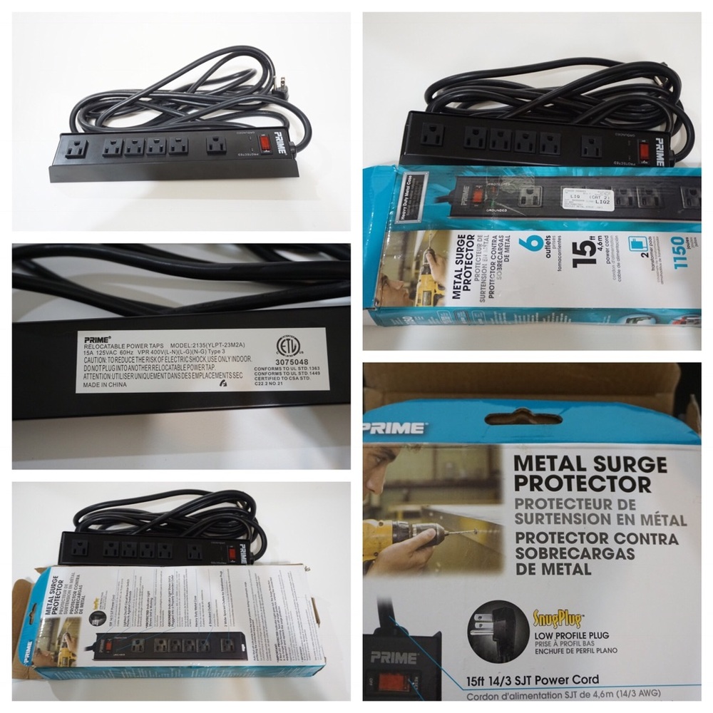 Heavy Duty Metal Surge Protector. Gem