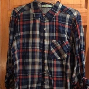 Maurice’s Plaid 3/4 sleeve shirt