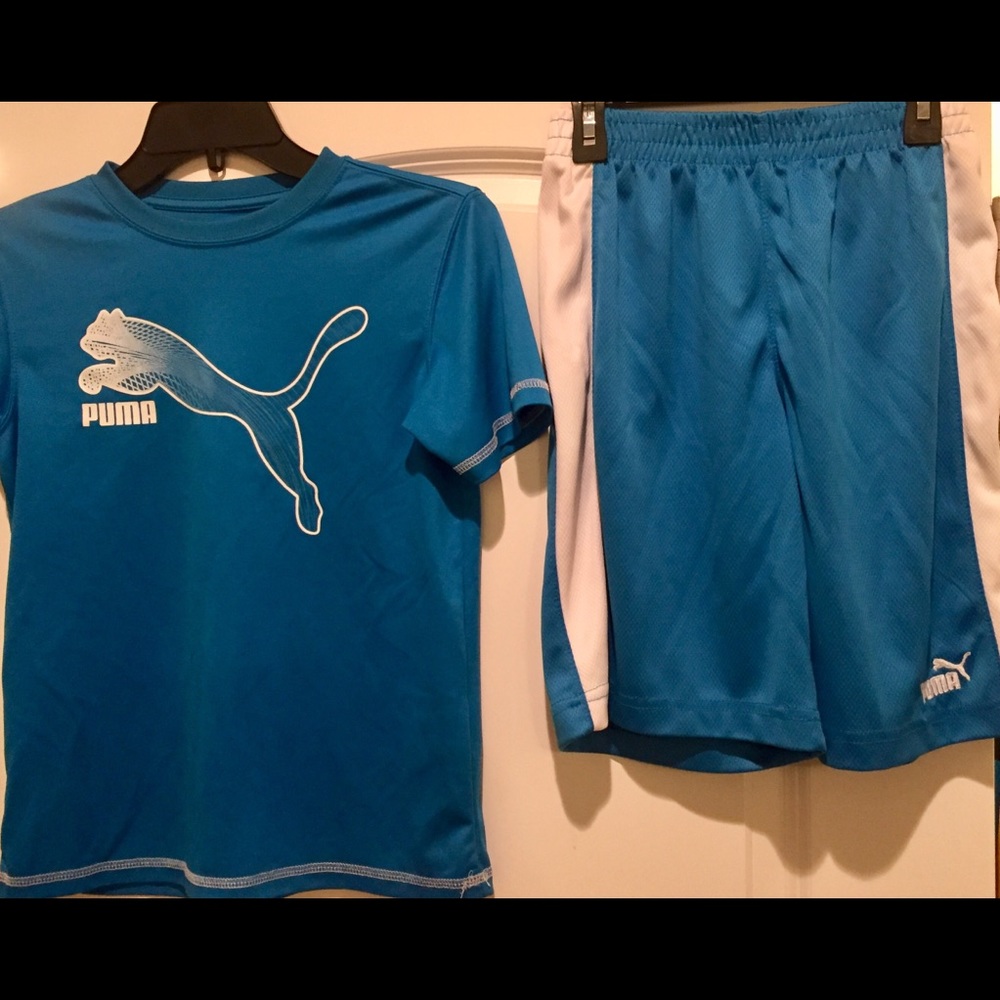 Boys Puma Short and Shirt Set