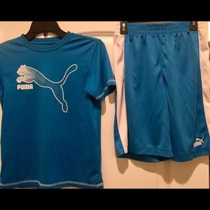 Boys Puma Short and Shirt Set