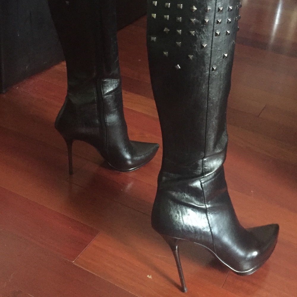 Hot&Sexy Rock&Republic Black Boots