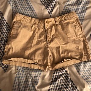 Faded glory khaki colored shorts