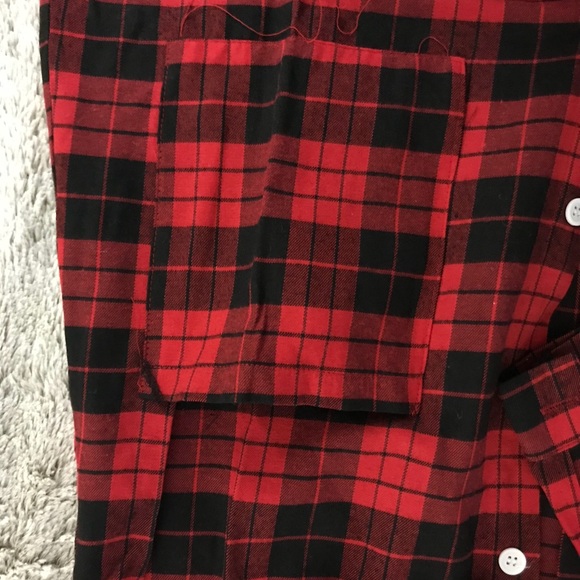 SOLD Plaid shirt dress, NEW - Picture 4 of 6