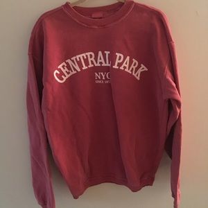 Vintage Central Park Crewneck Sweater