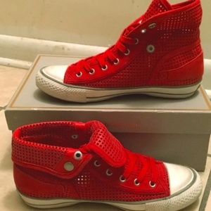 Ash Perforated Venus Sneaker Red Size 8 (Euro 38)