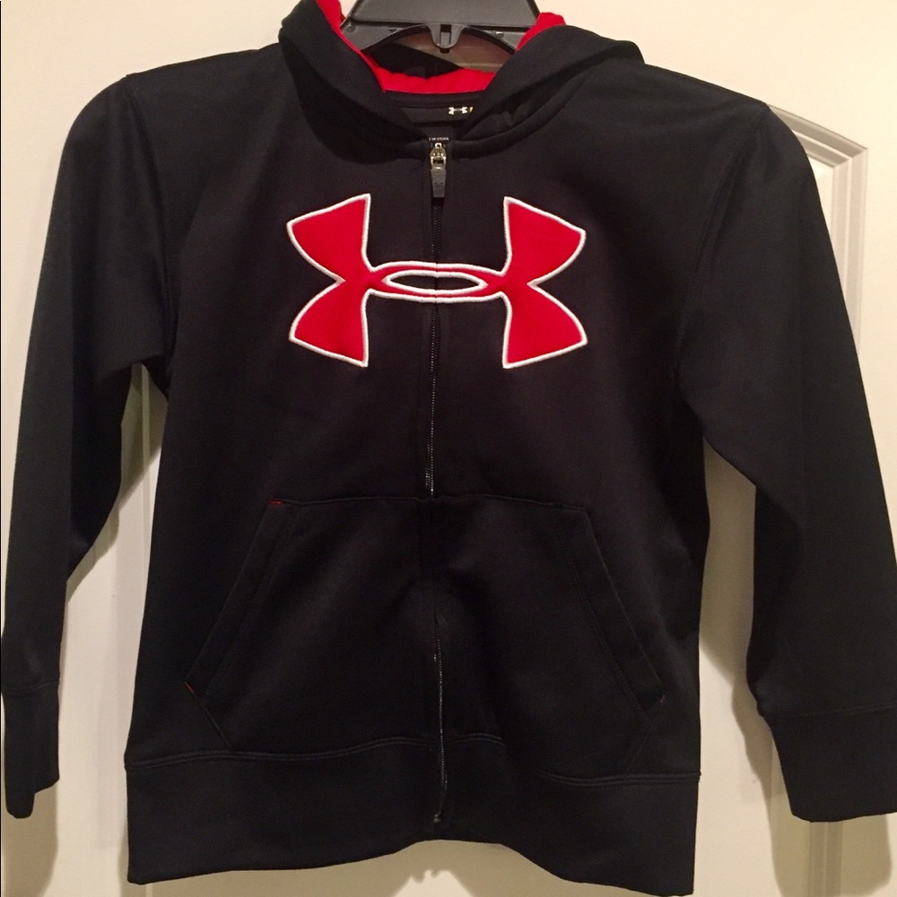 Boys Under Armour Full ZIP Hoodie - Sz 6