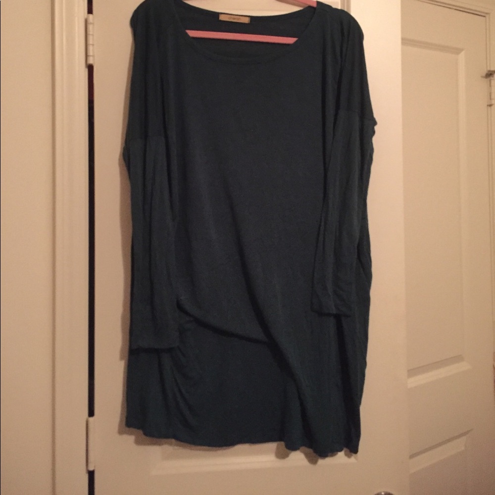 Emerald green palazzo dress