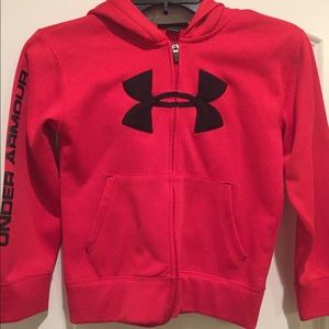 Boys Under Armour Full Zip Hoodie - Sz 7