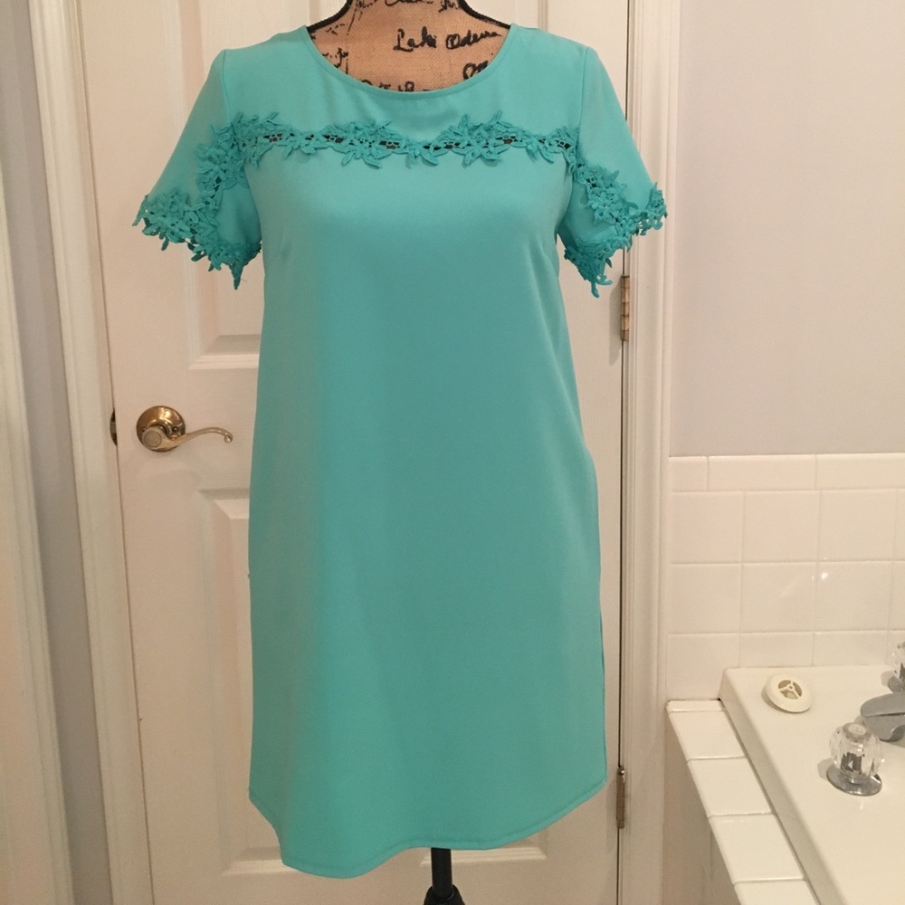 Loveriche Teal Dress