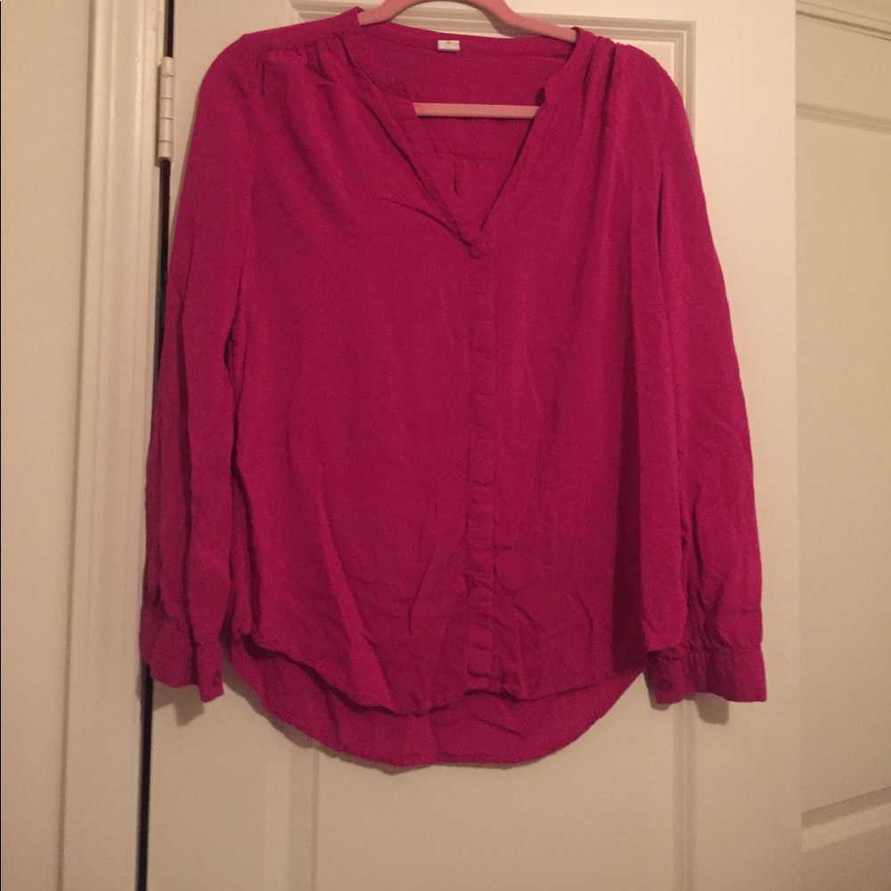 Awesome hot pink work top!