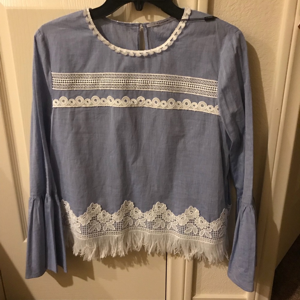 T Tahari Blouse - BRAND NEW - small