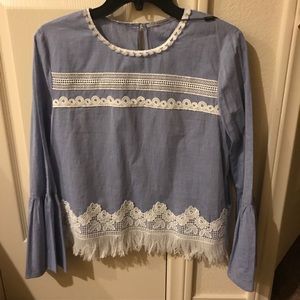 T Tahari Blouse - BRAND NEW - small