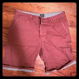 Men’s Obey Maroon Color Shorts (Medium)