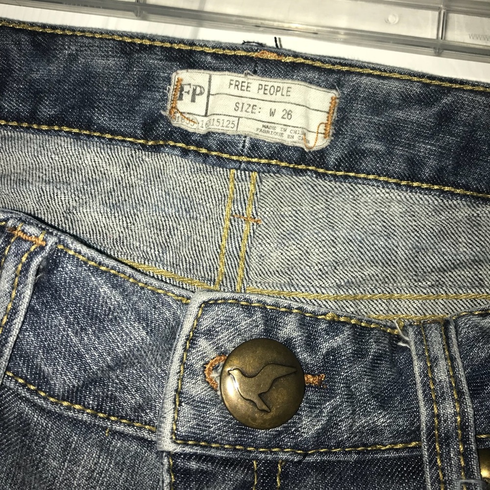 Free People Jean Shorts