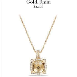 David Yarman 18 karat gold necklace