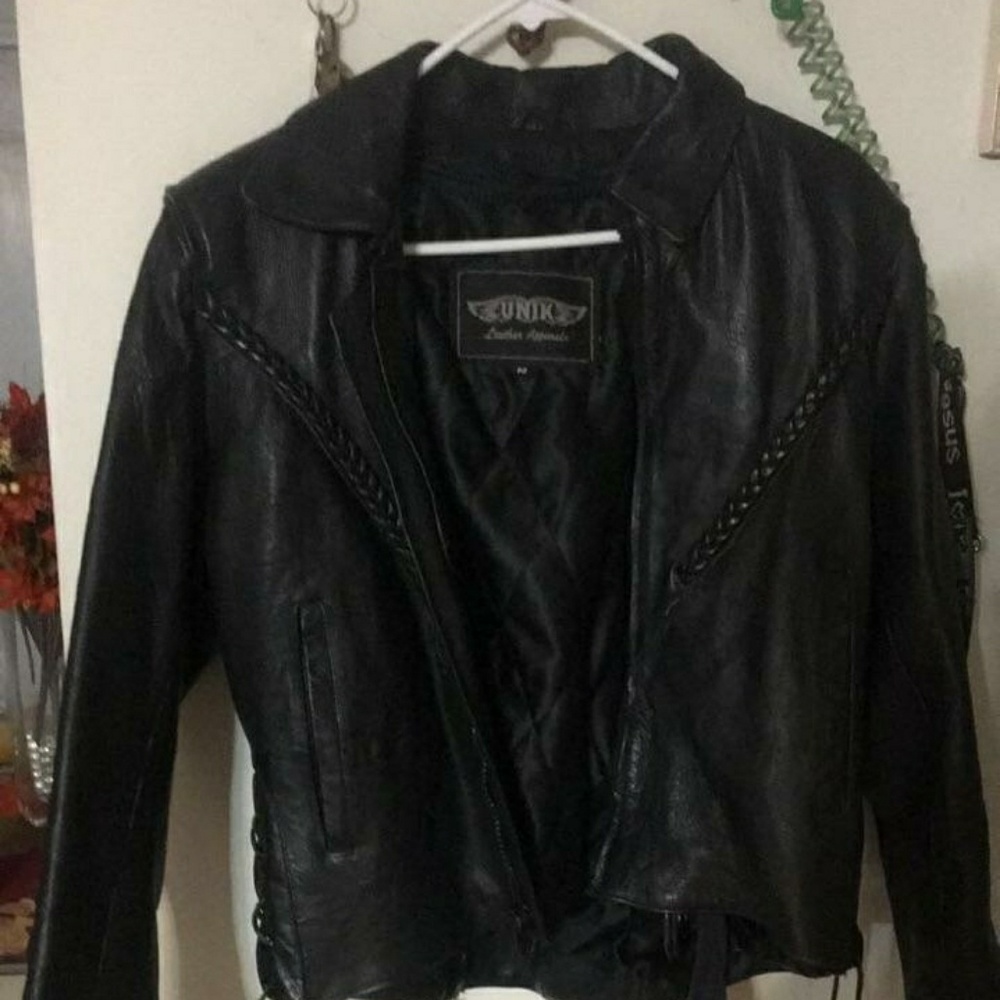 Popular brand Unik leather bikers jacket