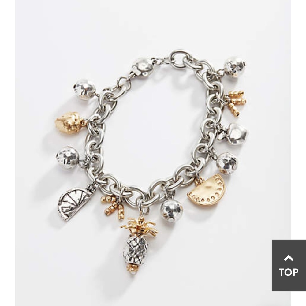 J.jill fruit charm bracelet