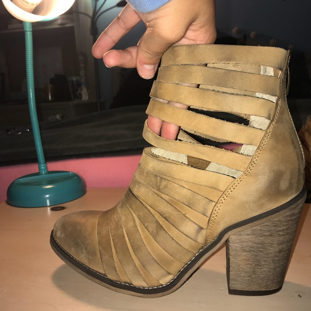 Free People Bootie Heels