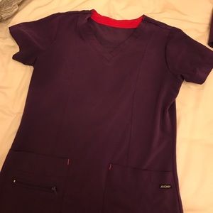 Jockey scrubs purple