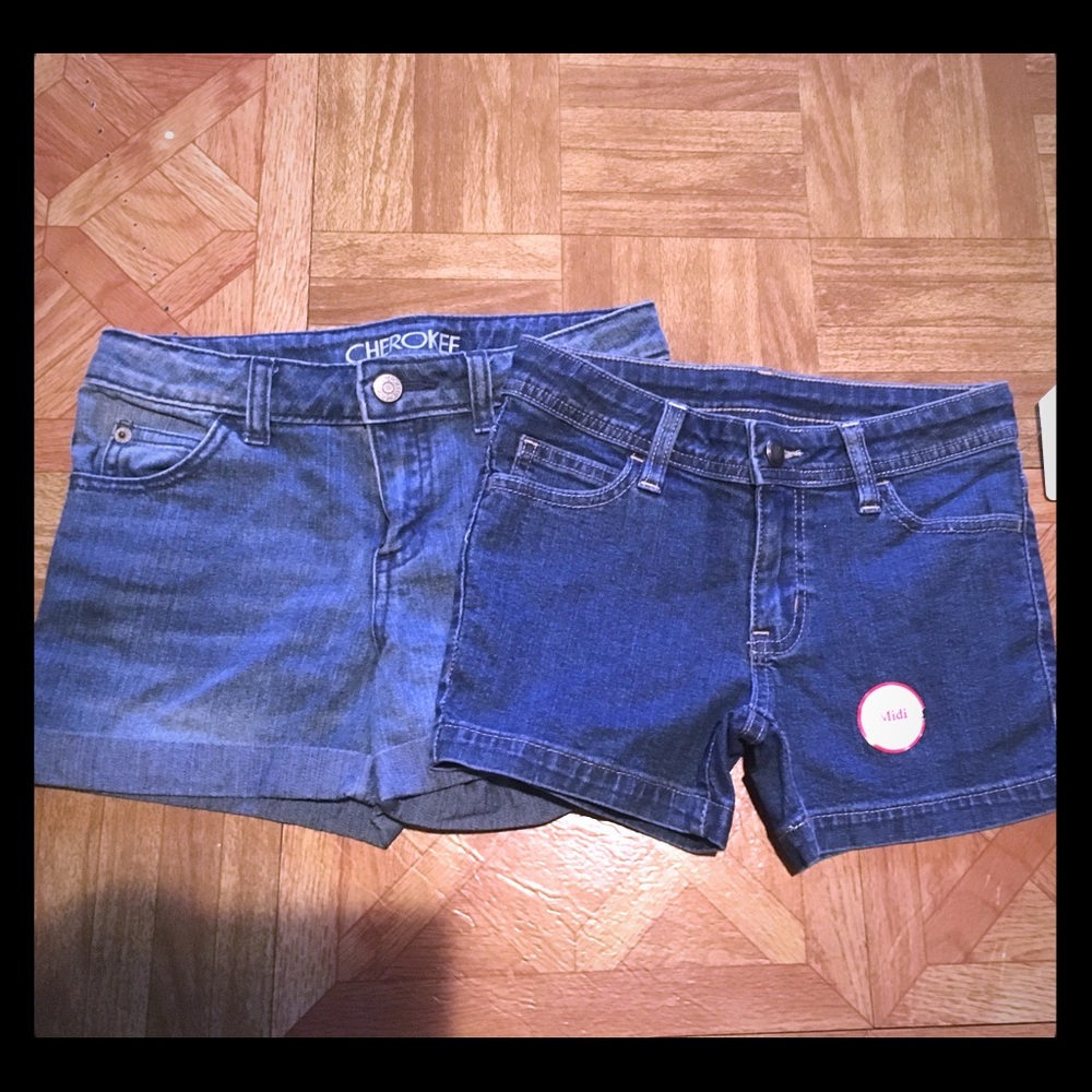 2 Kids Jeans Shorts for Girls