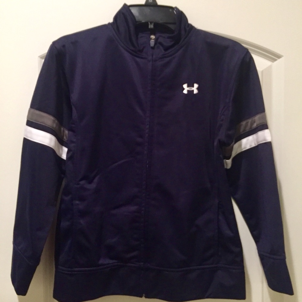 Boys Under Armour Full Zip Hoodie Sz 7