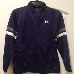 Boys Under Armour Full Zip Hoodie Sz 7
