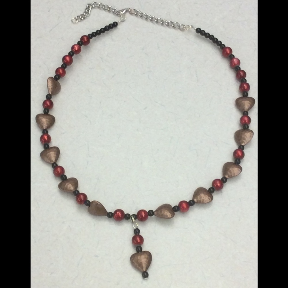 Copper/Red/Black Necklace
