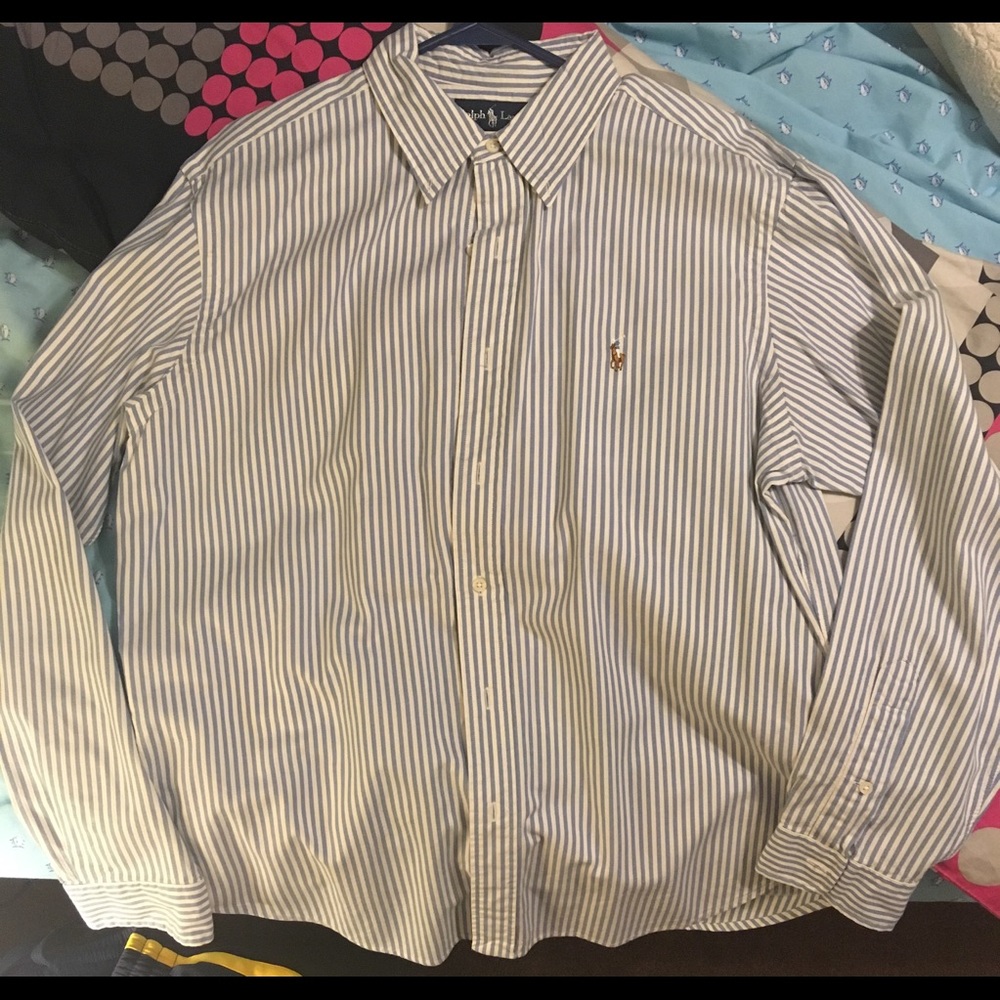 POLO RALPH LAUREN BUTTON UP SIZE LARGE - Picture 1 of 2