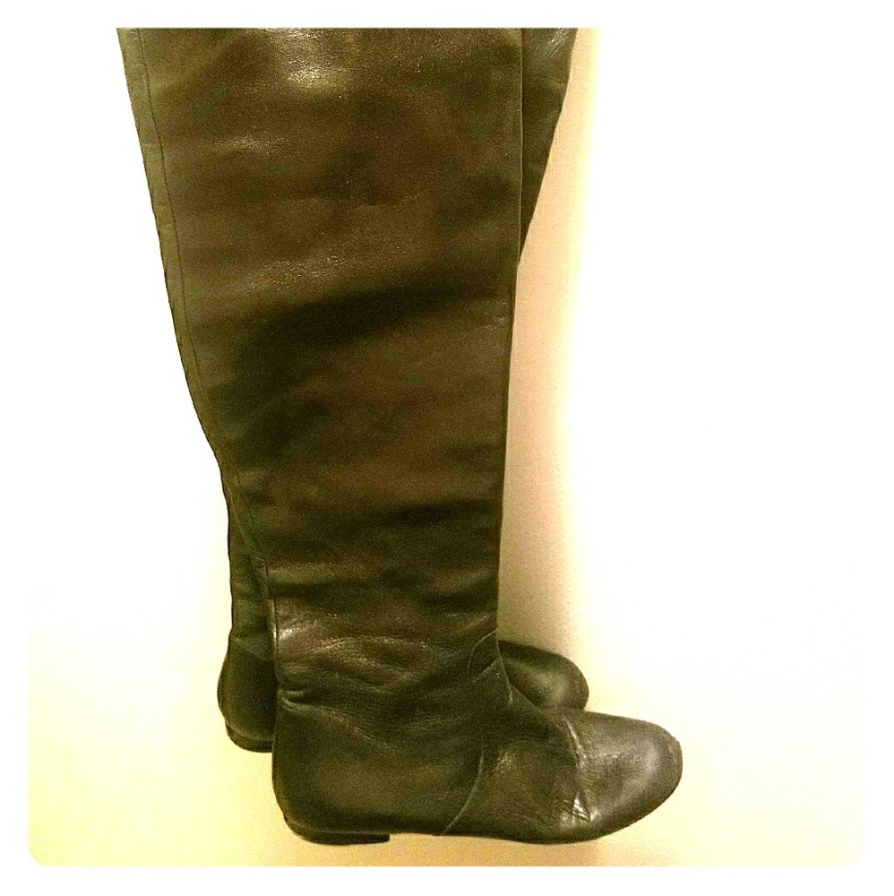 Over the knee leather Marc Jacobs boots
