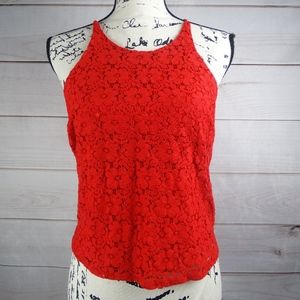High Neck Lace Top