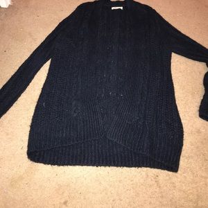 Navy Blue Boyfriend Cardigan