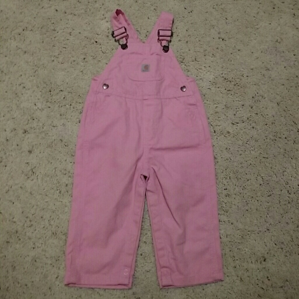 Pink overalls