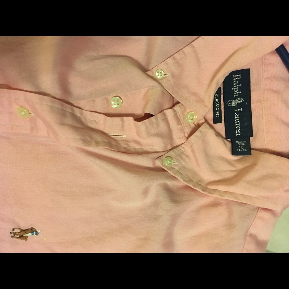 POLO RALPH LAUREN BUTTON UP SIZE LARGE - Picture 2 of 2