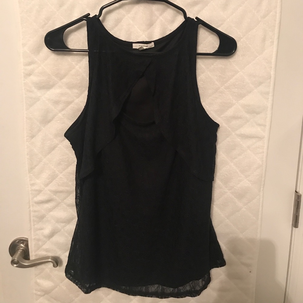 Pretty black lace top