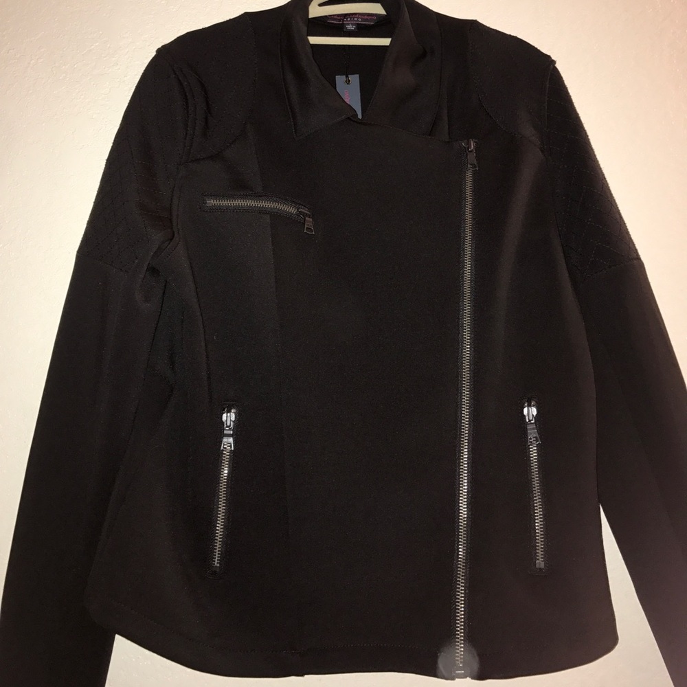 Catherine Malendrino Black zip up jacket