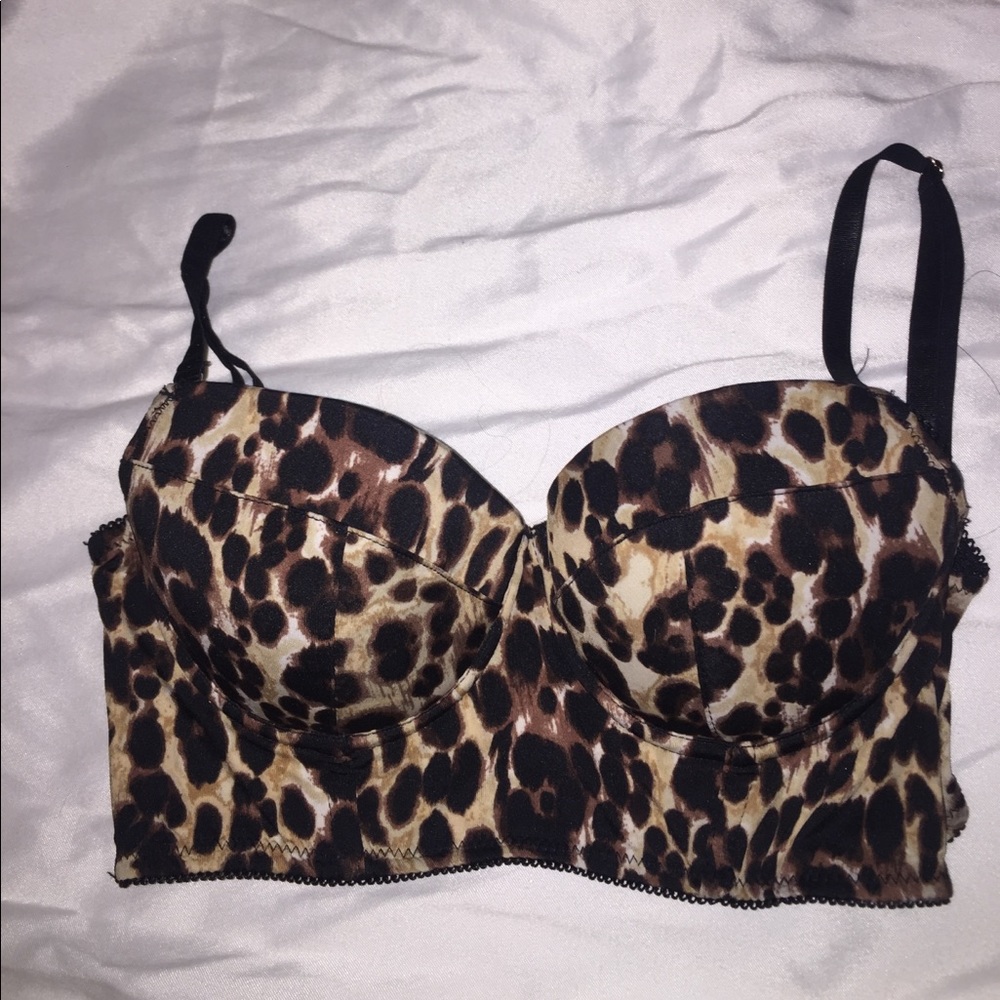 Leopard skin bralette