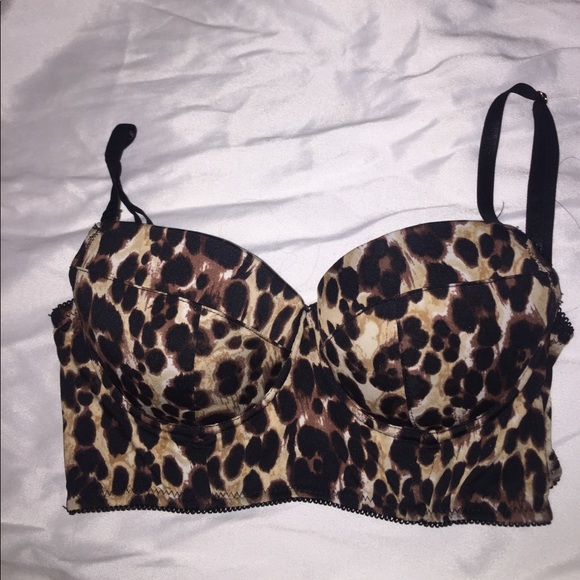Leopard skin bralette - Picture 1 of 2