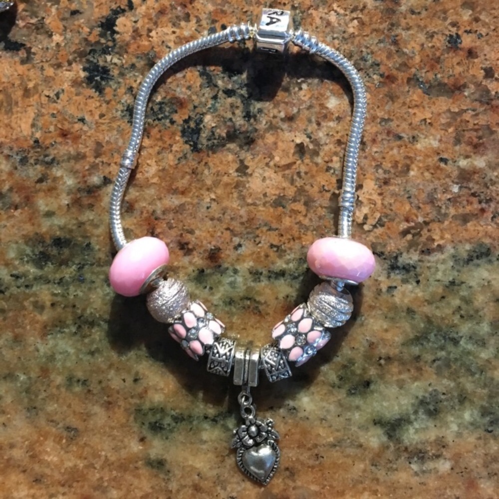 Pink Pandora Bracelet