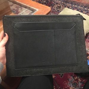 Rebecca Minkoff real clutch/ computer bag