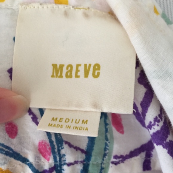 Anthropologie Maeve Eliot floral bell sleeve top M - Picture 5 of 6